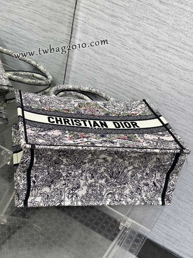Dior专柜新款迪奥顶级原单中号Tote25早春圣诞限定款幸运星手提托特包 djfk1160